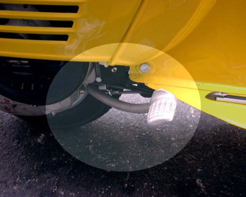 Vespa 100 kick starter