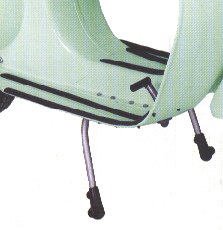 Vespa 50n floorboards