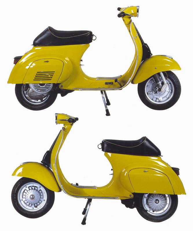 Vespa 50 Elestart left and right sides