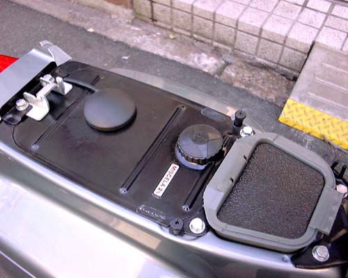 Vespa 50 HP fuel tank and tool box