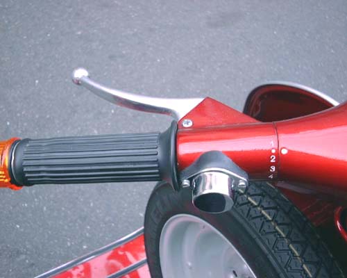 Vespa 50S gearchange