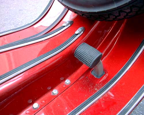 Vespa 50S foot brake