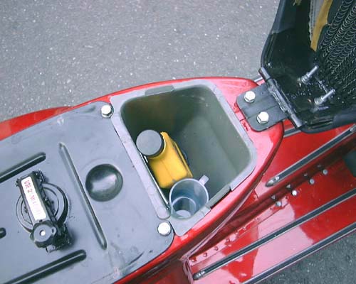 Vespa 50S toolbox