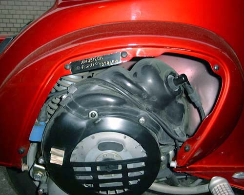 Vespa 50S engine