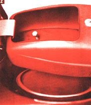 Vespa 90SS mk2 spare wheel fixing