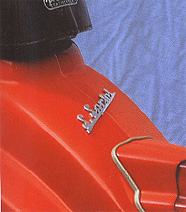 Vespa 90SS rear badge