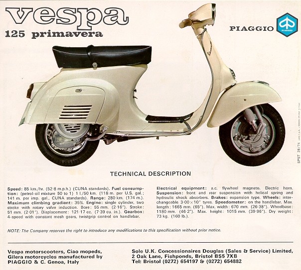 Vespa 125 Primavera