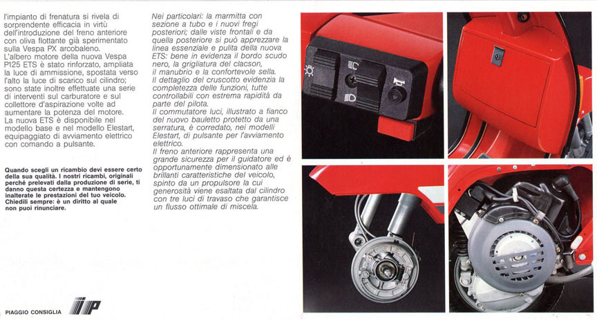 Vespa P125 ETS brochure 6