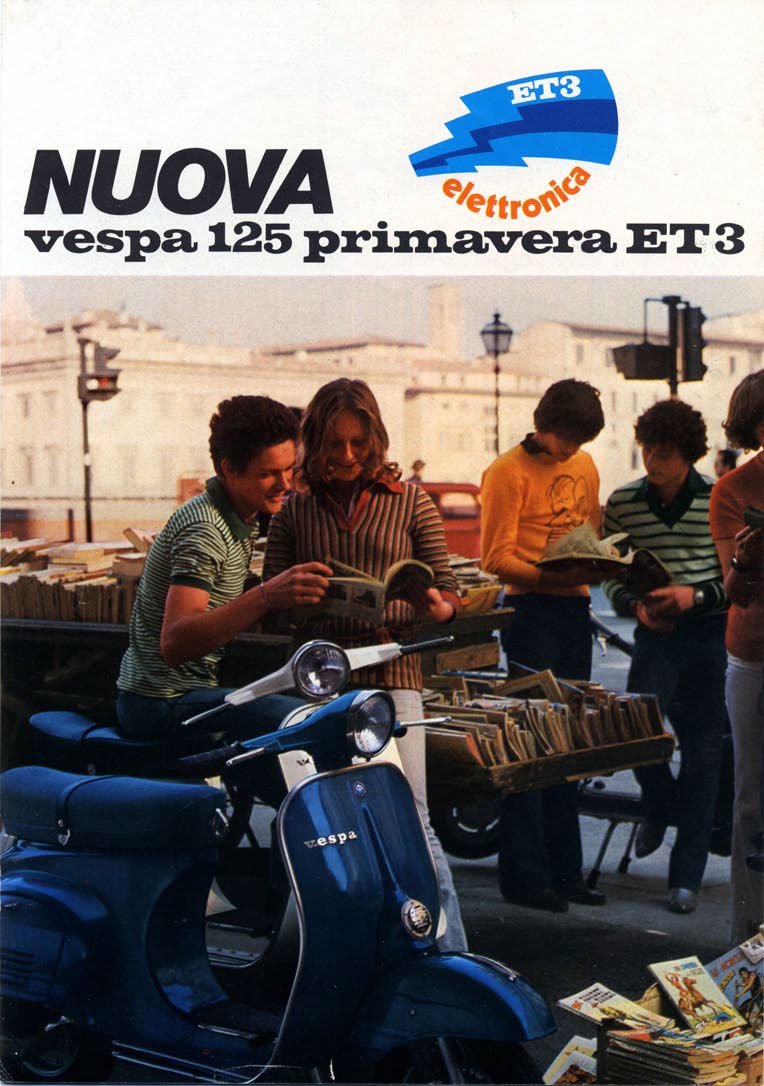 New Vespa 125 Primavera ET3 brochure page 1