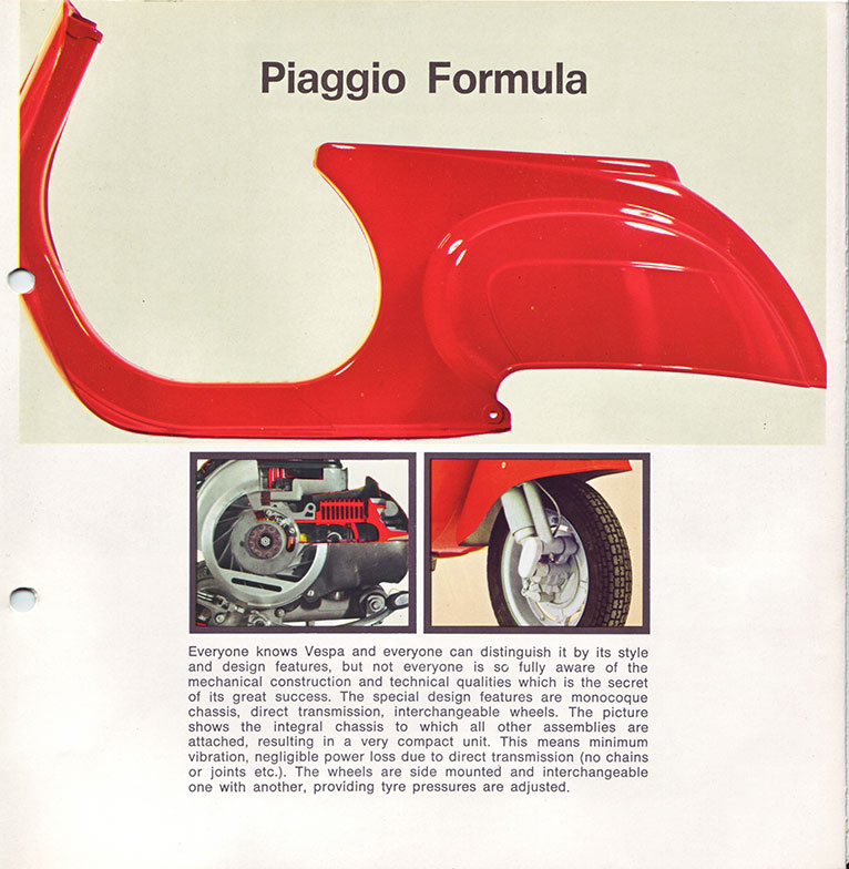 Vespa 50n and 50 Special brochure 3