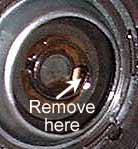 Vespa smallframe clutch activator plate