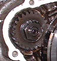 Vespa smallframe crankshaft nut