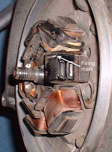 Vespa ET3 electronic pickup coil