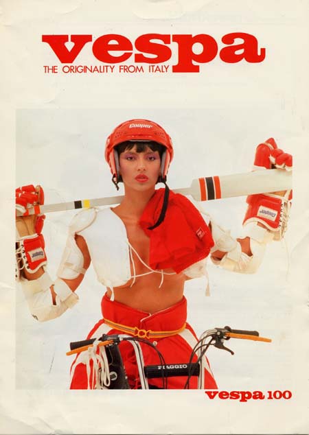 Narikawa brochure for Vespa 100 Vintage page 1