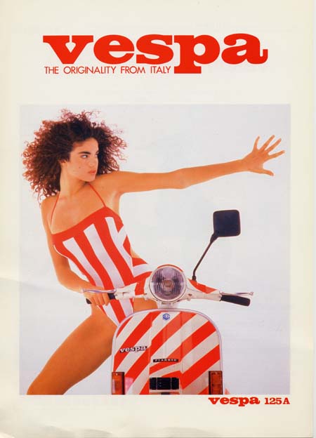 Narikawa brochure for Vespa 125A page 1