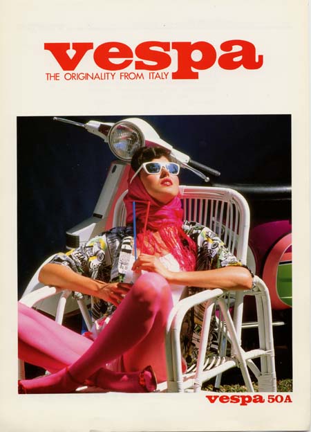 Narikawa brochure for Vespa 50A page 1