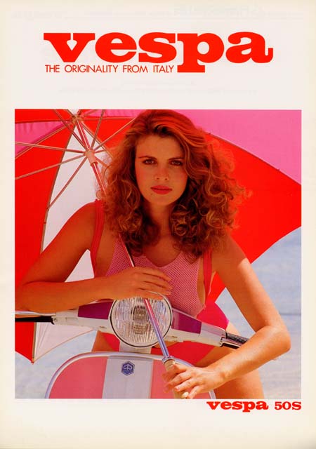 Narikawa brochure for Vespa 50S Vintage page 1