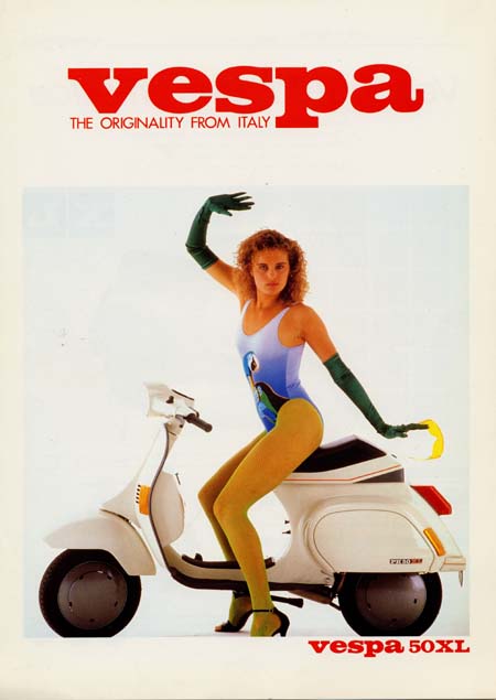 Narikawa brochure for Vespa 50XL page 1