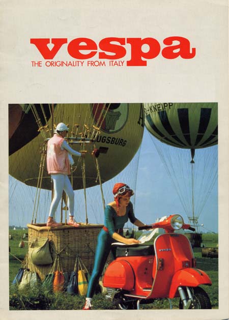 Narikawa brochure for Vespa PK50SS and PX200EM page 1