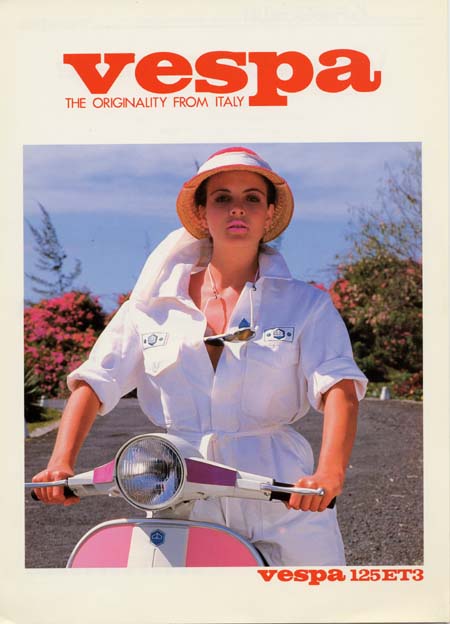 Narikawa brochure for Vespa ET3 Vintage page 1