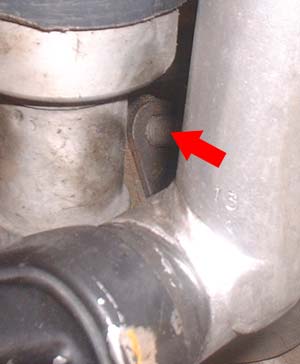 Speedo cable exiting hub assembly