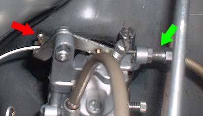 Throttle arm